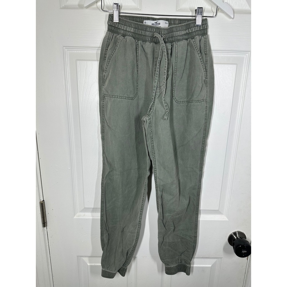 Hollister Jogger Women XS Green Ultra High-Rise Jogger Casual Elastic Waist 7237